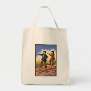 Bolsa Tote Lewis e Clark que exploram o oeste