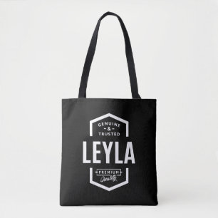 Bolsa Tote Leyla Personated Name Birthday