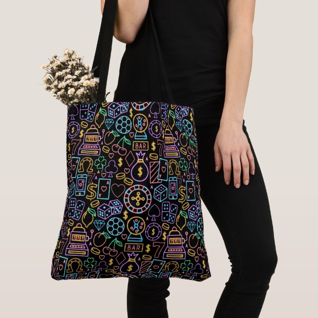 Bolsa Tote Lg. TOTEM CASINO - Ver Verso (Close Up)
