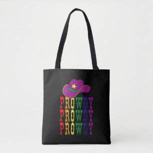 Bolsa Tote LGBT Rodeo Cowboy Howdy Gay Ocidental