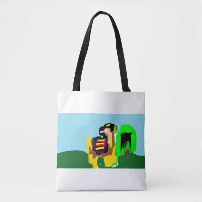 Bolsa Tote Lhama alegria  (Frente)