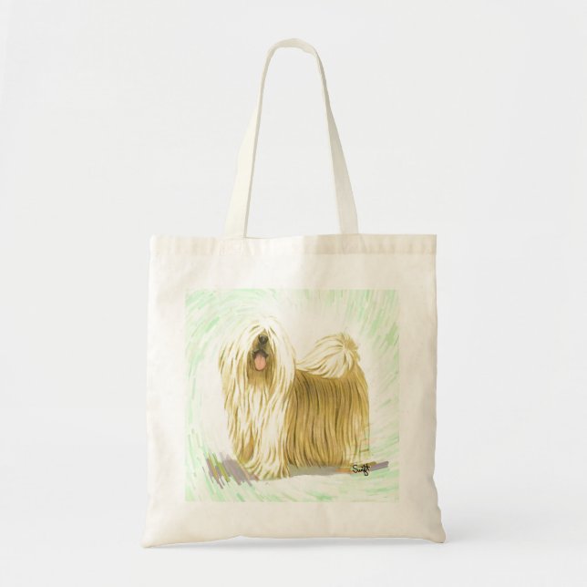 Bolsa Tote Lhasa Apso (Frente)