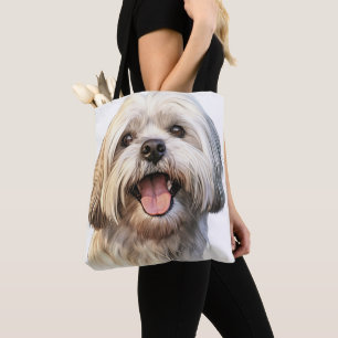 BOLSA TOTE LHASA APSO DOG ADORÁVEL