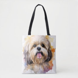 BOLSA TOTE LHASA APSO DOG ADORÁVEL