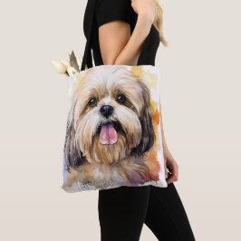 BOLSA TOTE LHASA APSO DOG ADORÁVEL