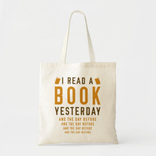 Bolsa Tote Li Um Livro Ontem