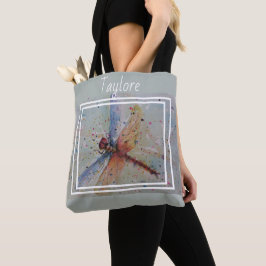 Bolsa Tote Libélula audaz colorida