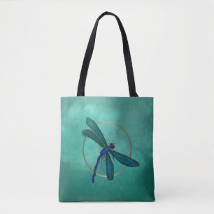 Bolsa Tote Libélula azul