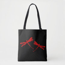 Bolsa Tote Libélula - Vermelho