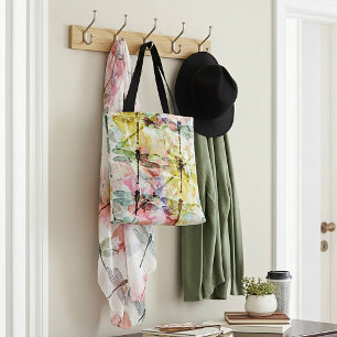 Bolsa Tote Libélulas coloridas