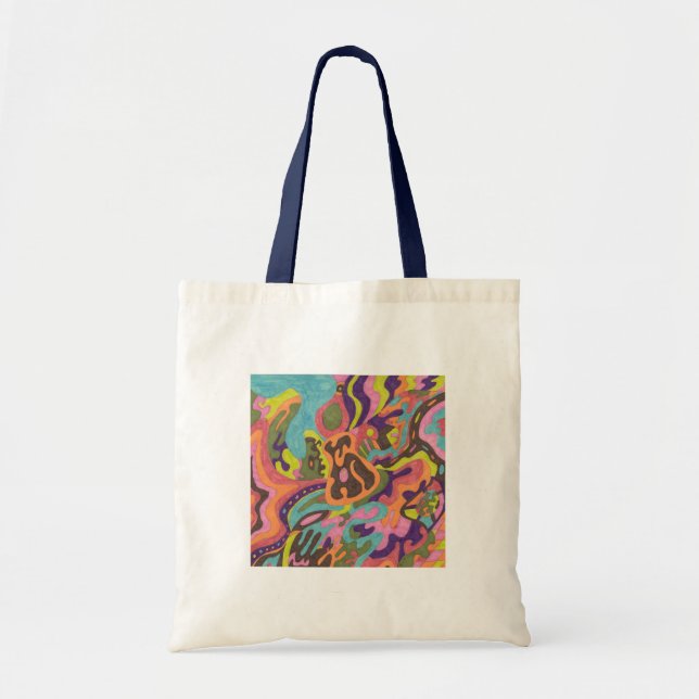 Bolsa Tote "Liberar" Abstrato original (Frente)
