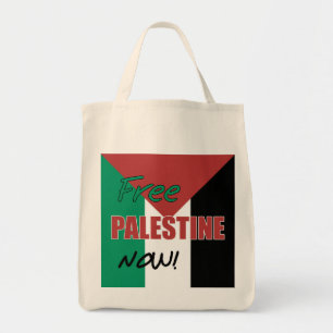 Bolsa Tote Liberdade da Palestina Agora Bandeira Palestina