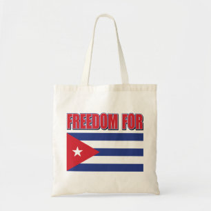 Bolsa Tote Liberdade Para Cuba Bandeira Cubana