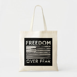 Bolsa Tote Liberdade sobre o medo