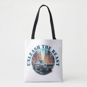Bolsa Tote Libere a Fera Carro Musculoso Americano 