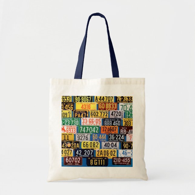 Bolsa Tote License Plates por H. Wilson Smith (Frente)