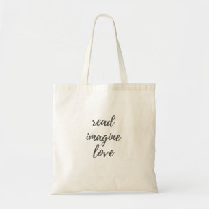 Bolsa Tote Lido, imagine, ame a sacola