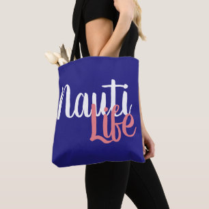 Bolsa Tote LIFE náutica, fofo  