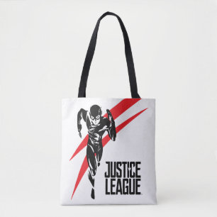 Bolsa Tote Liga da Justiça  Flash executando Pop Art