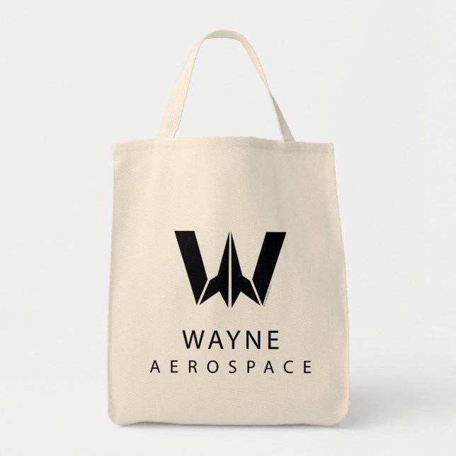 Bolsa Tote Liga da Justiça | Logotipo aeroespacial Wayne (Frente)