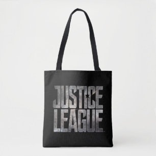 Bolsa Tote Liga da Justiça  Logotipo Metálico da Liga da Ju
