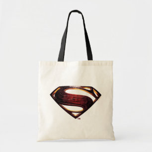 Bolsa Tote Liga da Justiça  Símbolo metálico-superman