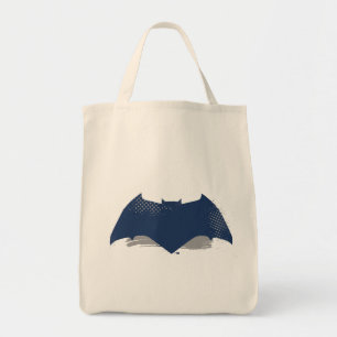 Bolsa Tote Liga da Justiça Símbolo Pincel e Batman de Meio-