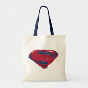 Bolsa Tote Liga da Justiça  Símbolo Superman Pincel e Meio-