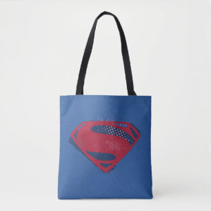 Bolsa Tote Liga da Justiça  Símbolo Superman Pincel e Meio-
