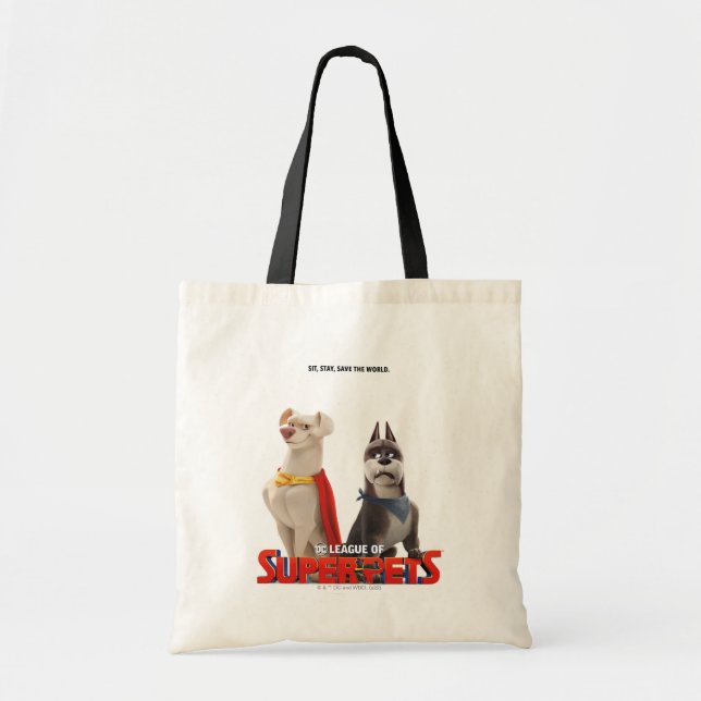 Bolsa Tote Liga DC de Arte Teatral Super Pets (Frente)