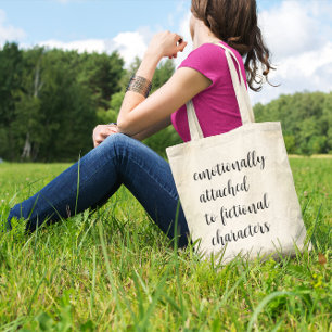 Bolsa Tote Ligado Emocionalmente A Caracteres Ficcionais
