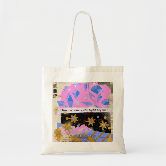 Bolsa Tote Light Begins – Art Tote Bag (Frente)