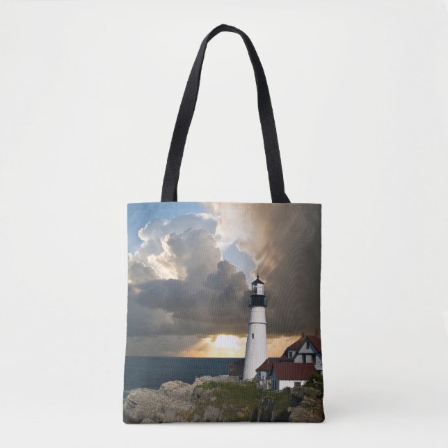 Bolsa Tote Lighthouse Beacon Cênico (Frente)