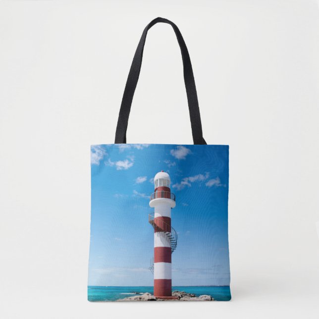 Bolsa Tote Lighthouses | Cancun Quintana Roo Mexico (Frente)