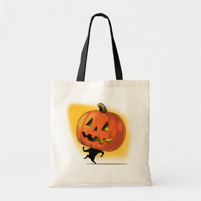 Bolsa Tote Lil' Pumpkin Head (Frente)