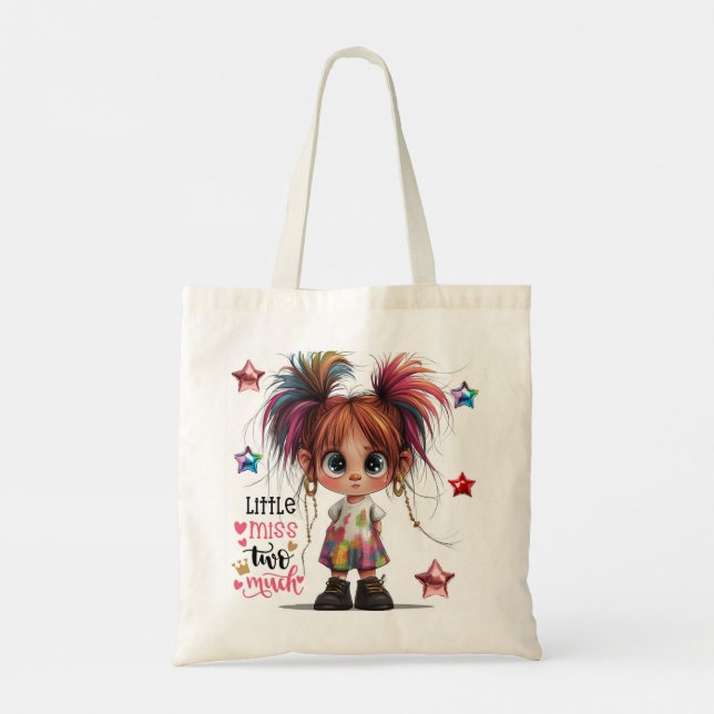 Bolsa Tote Lil Quirky Girl Demais Tote Bag (Verso)