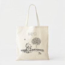 Lil Wolf Summer Tote Bag