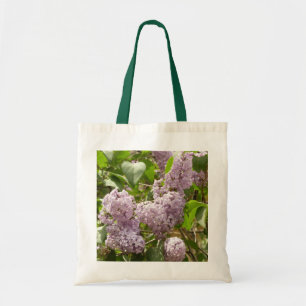 Bolsa Tote Lilac Bush Lindas Flores de primavera Roxas
