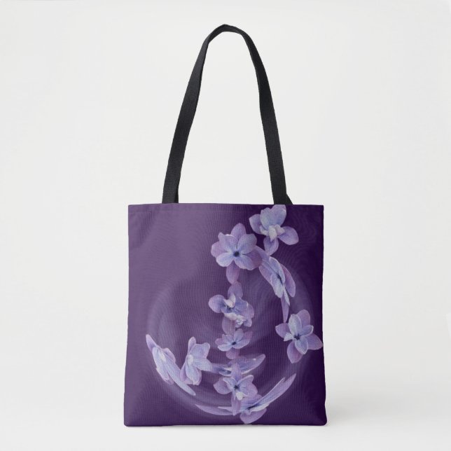 Bolsa Tote Lilac em círculo (Frente)