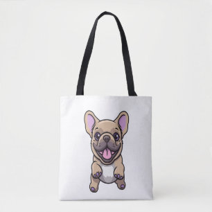 Bolsa Tote Lilac French Bulldog 9