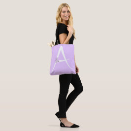 Bolsa Tote Lilac - Letra A