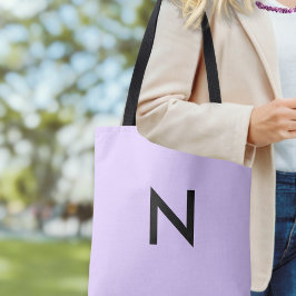 Bolsa Tote Lilac Monograma Elegante Bonito Na moda