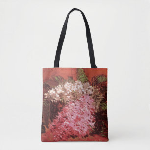 Bolsa Tote Lilases Rosa por Vincent van Gogh, Natureza-Morta 