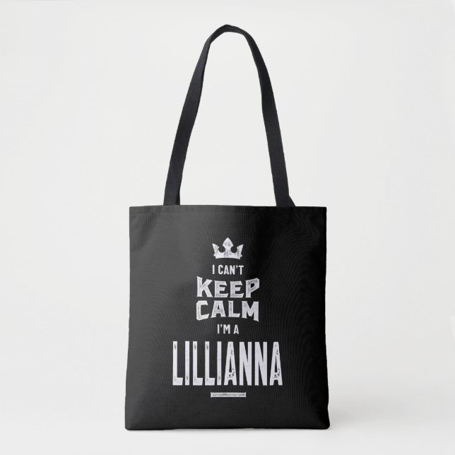 Bolsa Tote Lillianna Personalized Name Birthday Gift (Frente)