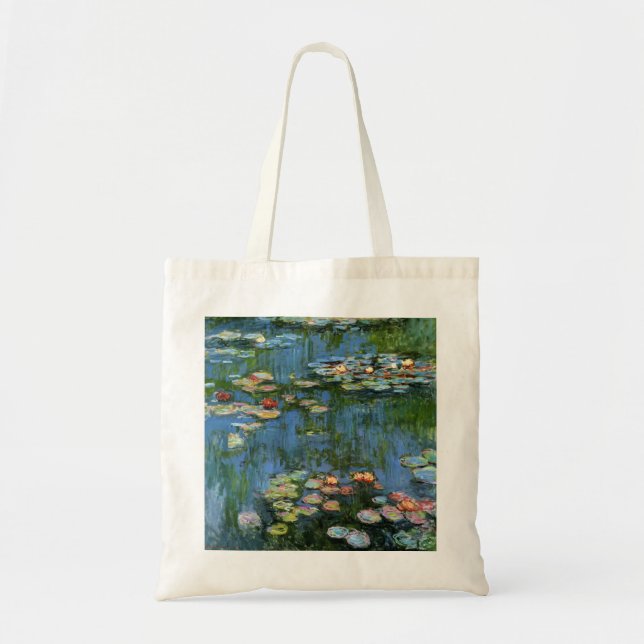 Bolsa Tote Lillies de Água de Monet (Frente)