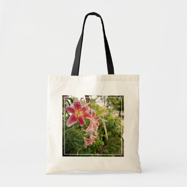 Bolsa Tote Lillies Rosa (Frente)