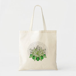 Bolsa Tote Lily of the Valley and Emerald - maio