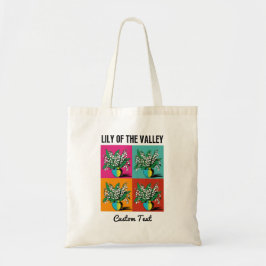 Bolsa Tote Lily of the Valley May Birth Month Flower Floral