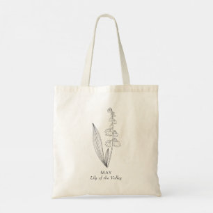 Bolsa Tote Lily of the Valley - Mês de maio flor