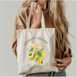 Bolsa Tote Limão Costeiro Amalfi Personalizado - Itália Viage